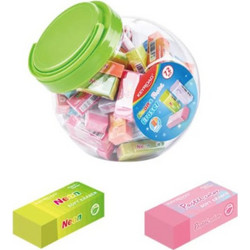 Keyroard Γόμες σε Neon και Pastel Χρώματα - Soft Erasers in Neon and Pastel Colours KR972790