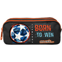 Must Born to Win Κασετίνα με 2 Θήκες Μαύρη 585104