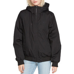 Volcom Wernan Γυναικείο Μπουφάν Χειμωνιάτικο Softshell Μακρύ Μαύρο B1732310-BLK