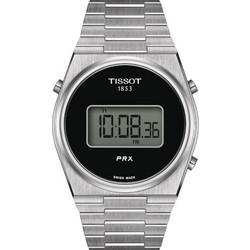 Tissot PRX Ανδρικό Ρολόι Χρονογράφος με Ασημί Μεταλλικό Μπρασελέ T137.463.11.050.00