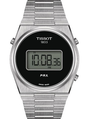 Tissot PRX Ανδρικό Ρολόι Χρονογράφος με Ασημί Μεταλλικό Μπρασελέ T137.463.11.050.00