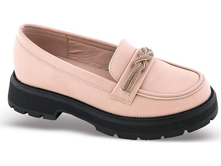 ΠΑΙΔΙΚΑ Loafers Smart Kids NUDE - ΜΠΕΖ