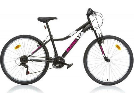 Dino Bikes Aurellia Γυναικείο Mountain Bike 26" με 18 Ταχύτητες Μαύρο