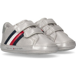 Tommy Hilfiger Βρεφικά Sneakers Αγκαλιάς Ασημί T0A4-32671-0268-904