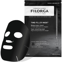 Filorga Time Filler Sheet Μαύρη Μάσκα Προσώπου για Μαύρα Στίγματα Αντιγήρανση & Καταπράυνση με Κολλαγόνο 23gr