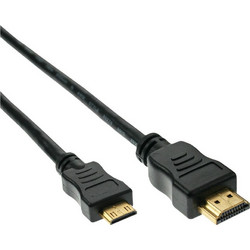 InLine Καλώδιο HDMI 2.1 HDMI Male to Mini HDMI Male 5m Black 17455P