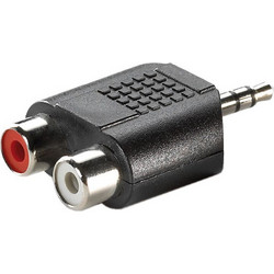 VALUE 3.5mm Adapter, 1x 3.5mm M to 2x RCA F - 11.99.4441