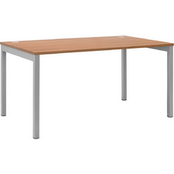Γραφείο Column Walnut (Γκρι σκελετός) 160x80cm