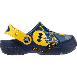Crocs FL Batman Patch Clog Παιδικά Παπούτσια Θαλάσσης για Αγόρι Navy Μπλε 207470-410