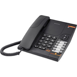 Alcatel Temporis 380 Ενσύρματο Τηλέφωνο με Ανοιχτή Ακρόαση Μαύρο