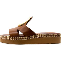 LEATHER FLATFORM SANDALS WOMEN KOTRIS