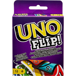 Mattel Uno Flip Επιτραπέζιο Παιχνίδι για 7+ Ετών για 2-10 Παίκτες