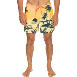 Quiksilver Everyday Paradise Volley 15 Ανδρικό Μαγιό Σορτς με Σχέδια Πορτοκαλί EQYJV03999-MHV6