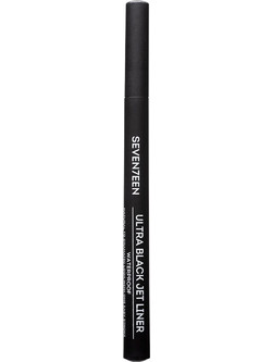 Seventeen Ultra Black Jet Liner Ultra Black Αδιάβροχο Στυλό Eyeliner