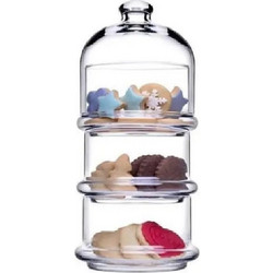 Villa Patisserie Bowl W/Dome 690Ml H:21,9 D:8,2Cm Plt/384 Gb1.Ob6