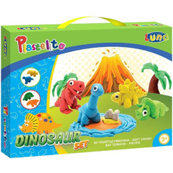 Luna Plastelito Πλαστοζυμαράκια Dinosaur Set