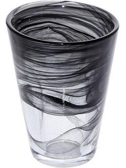 Espiel Ποτήρι Νερού Γυάλινο Atlas Alabaster Μαύρο 180ml HOR1013K6