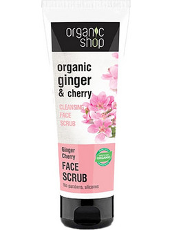 Natura Siberica Organic Shop Ginger Cherry Ενυδατικό Scrub Προσώπου 75ml
