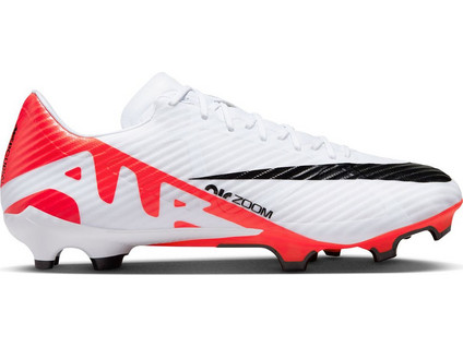 Nike Mercurial Vapor 15 Academy FG/MG DJ5631-600 Ποδοσφαιρικά Παπούτσια με Τάπες Λευκά Κόκκινα