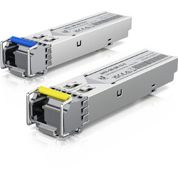 Ubiquiti UACC-OM-SM-1G-S-2, BiDirectional SFP Fiber Module, Singlemode, 1310nm & 1550nm, 3km (2-pack)