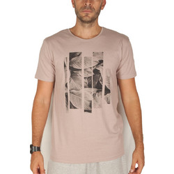 Sublevel T-shirt Leaves Light Purple Z22430-PUR
