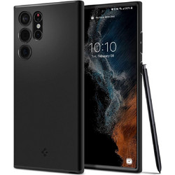 Spigen Thin Fit Back Cover Black (Galaxy S22 Ultra)