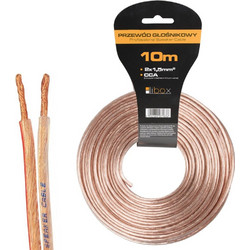 Libox Kabel glosnikowy 2x1,50mm LB0008-10 audio cable 10 m Transparent