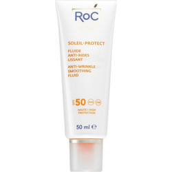 Roc Soleil Protect Smoothing Fluid Αντηλιακή Κρέμα Προσώπου Αντιγηραντική SPF50+ 50ml