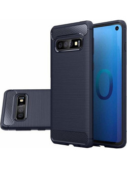 Θήκη Back Cover Carbon για το Samsung Galaxy S10 Blue