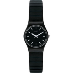 Swatch Γυναικείο Ρολόι με Μαύρο Μεταλλικό Μπρασελέ LB183B
