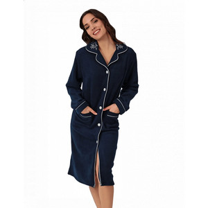 Lydia Creations Γυναικεία Ρόμπα Χειμωνιάτικη Fleece Navy Μπλε 23630 Lydia Creations Γυναικεία Ρόμπα Χειμωνιάτικη Fleece Navy Μπλε 23630