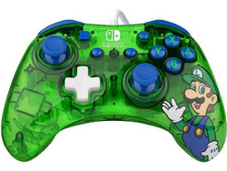 PDP Rock Candy Luigi Wired Controller PC & Switch Green Blue