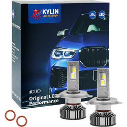 Led Λάμπες Αυτοκινήτου - Φορτηγού H4 12V-24V CANBUS 140W 6500K 10000LM 2 X 70W D25-H4