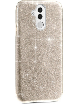 Θήκη Huawei Mate 20 Lite Forcell Glitter Shine Cover Hard Case -Gold
