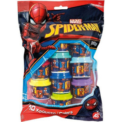 AS Company Spider-Man Βαζάκια Πλαστελίνης 10τμχ