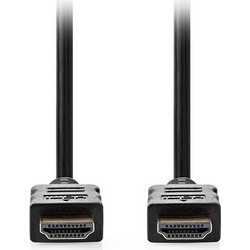 Nedis Καλώδιο HDMI 2.0 HDMI Male to HDMI Male 10m Black CVGL34002BK100