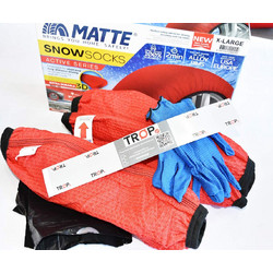 Matte Active Series Small Αντιολισθητικές Χιονοκουβέρτες για Επιβατικό 2τμχ