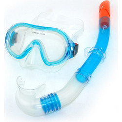 BlueWave Nino Set Μάσκα Θαλάσσης με Αναπνευστήρα Μπλε