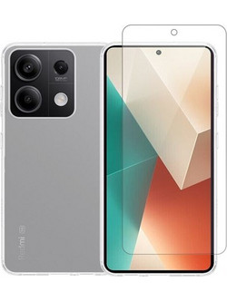 Redshield TPU & Tempered Glass Set Transparent για Redmi Note 13 Pro / Poco M6 Pro Θήκη Κινητού & Προστατευτικό Οθόνης