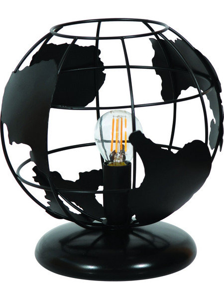 ARlight TLC9456 Πορτατίφ Ε27 Μαύρο Φ23xΥ20cm