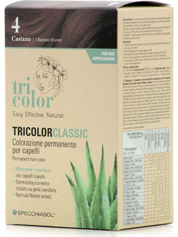Homocrin Tricolor Classic Castano Φυτική Μόνιμη Βαφή Μαλλιών Χωρίς Αμμωνία