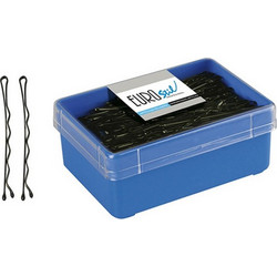 Τσιμπιδάκια Eurostil 8423029013561 65 mm Μαύρο (150 pcs)