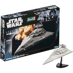 Revell Imperial Star Destroyer Συναρμολογούμενο Πλαστικό Μοντέλο Διαστημικού Οχήματος 1:12300
