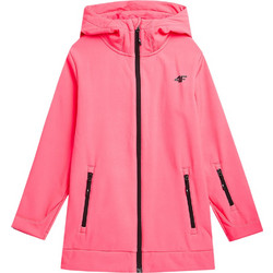 4F Παιδικό Μπουφάν Χειμωνιάτικο Softshell Φούξια JAW23-TSOFF153-55N