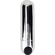 Loving Joy 10 Function Rechargeable Δονητής Bullet 8cm Ασημί