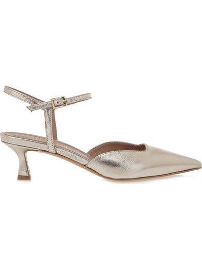 MADE 94 SLINGBACK S446J0603399 - ΠΛΑΤΙΝΑ ΔΕΡΜΑ FIAMMA 6-PLATINO LAMINATO