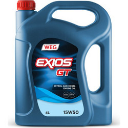 WEG Exios GT Λάδι Αυτοκινήτου 15W-50 4lt