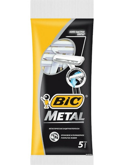 BIC Metal Ξυραφάκι μιας Χρήσης με 2 Λεπίδες 5τμχ