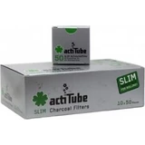 Φιλτράκια actiTube Slim 7mm 50 ενεργού άνθρακα - 1 πακετάκι