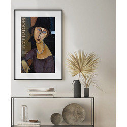 Jeanne Hebuterne with Hat and Necklace - Αφίσες - Poster - Walls